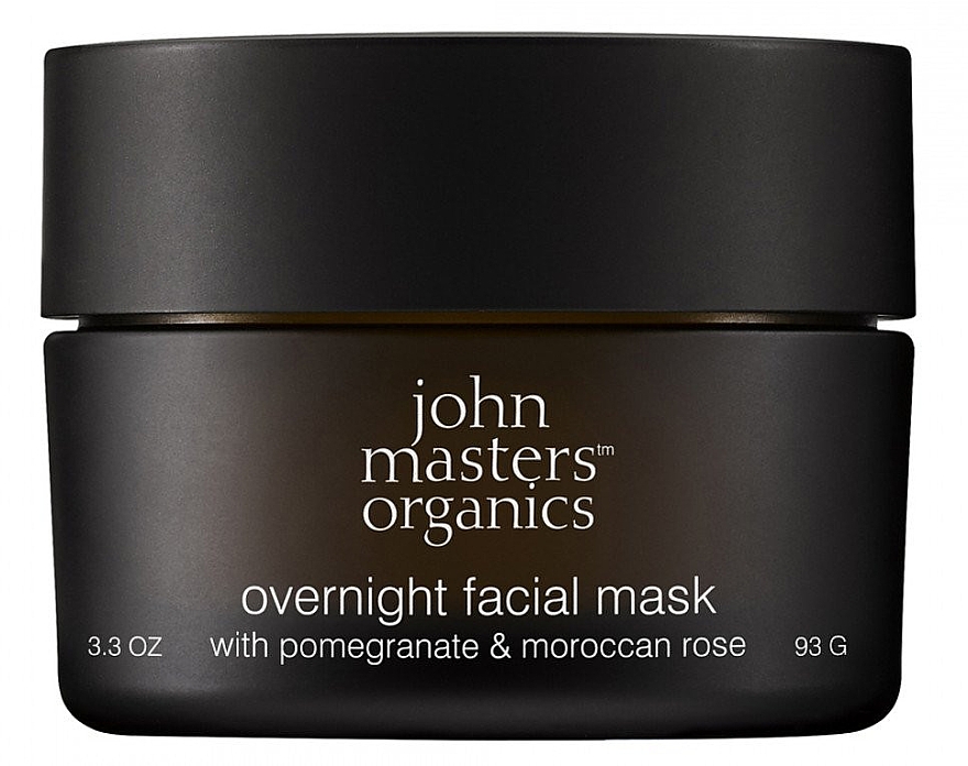 Ночная маска для лица с гранатом и марокканской розой - John Masters Organics Overnight Facial Mask With Pomegranate & Moroccan Rose — фото N1