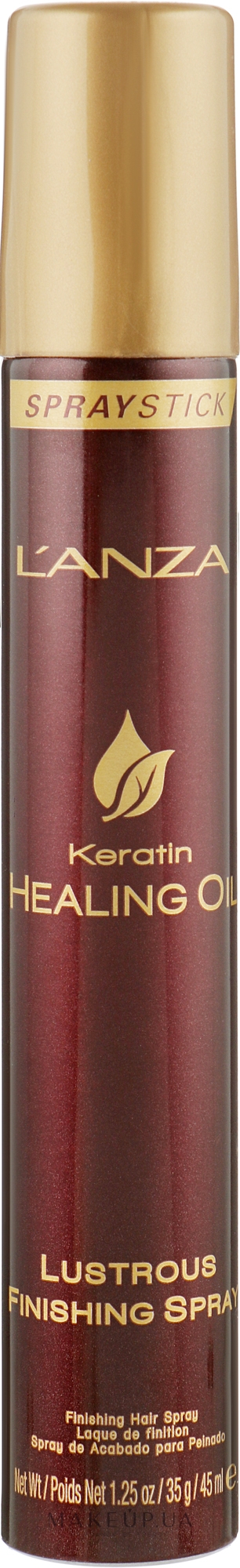 Лак-блеск с кератиновым элексиром - L'Anza Keratin Healing Oil Lustrous Finishing Spray (Travel Size) — фото 45ml