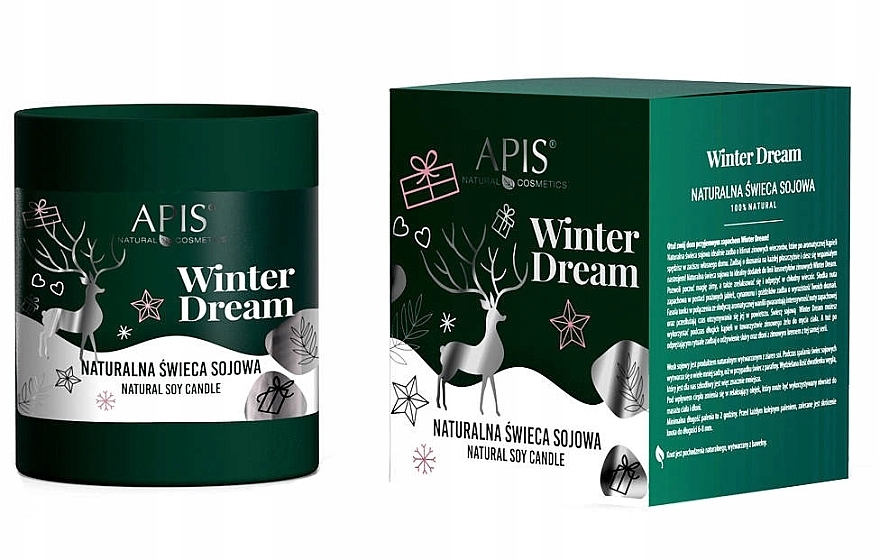 Натуральна соєва свічка - APIS Professional Winter Dream Natural Soy Candle — фото N1