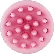 Щетка-шабер для кожи головы CS04R, круглая, розовая - Cosmo Shop — фото N1