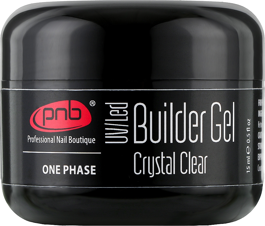 Однофазный моделирующий прозрачный гель - PNB Builder Gel Crystal Clear