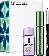 Набір - Clinique High-Fi Volume Lashes (mascara/10ml + eye/pen/0.14g + remover/30ml) — фото N1