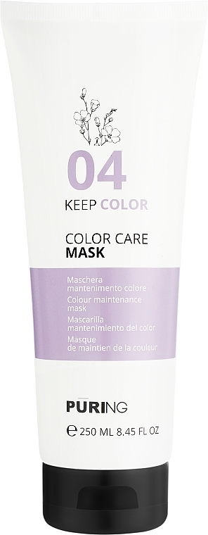 Маска для підтримування кольору фарбованого волосся - Puring 04 Keepcolor Color Care Mask — фото N1