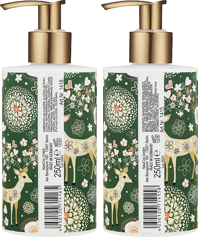 Набор - Vivian Gray Golden Christmas Set (cr/soap/250ml + h/lot/250ml) — фото N3