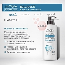 Шампунь для всех типов волос, с дозатором - JNOWA Professional 1 Balance Shampoo — фото N3