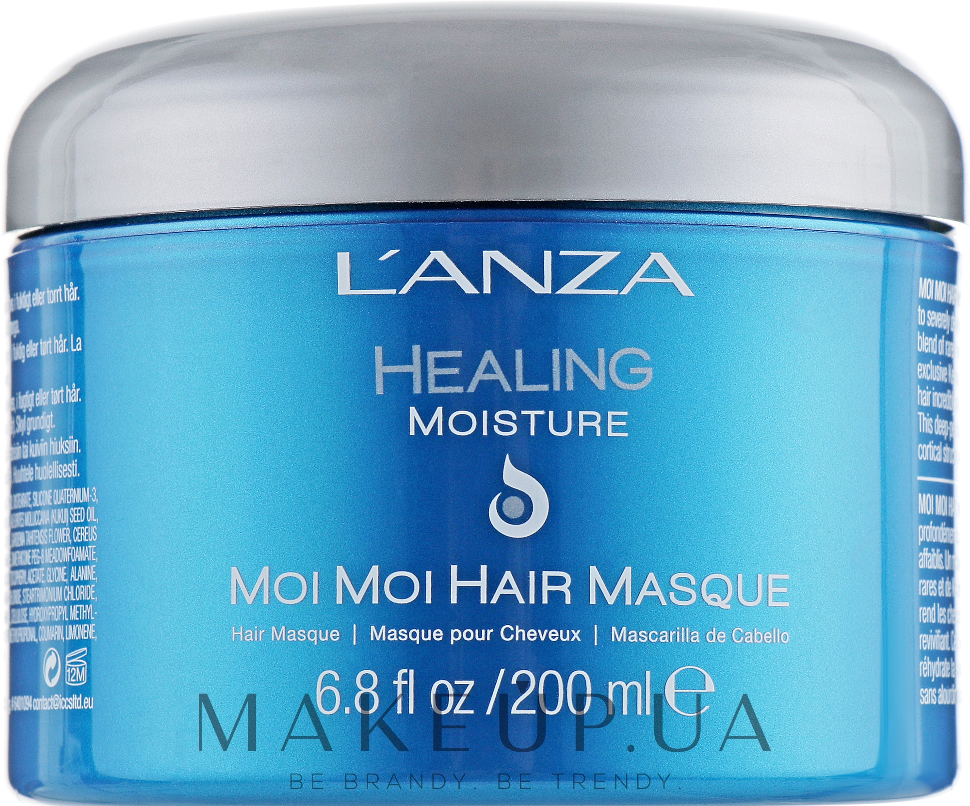 Відновлювальна маска для волосся - L'anza Healing Moisture Moi Moi Hair Masque — фото 200ml
