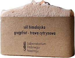 Парфумерія, косметика Натуральне мило «Гімалайська сіль-грейпфрут-лемонграс» - Laboratorium Dobrego Nastroju