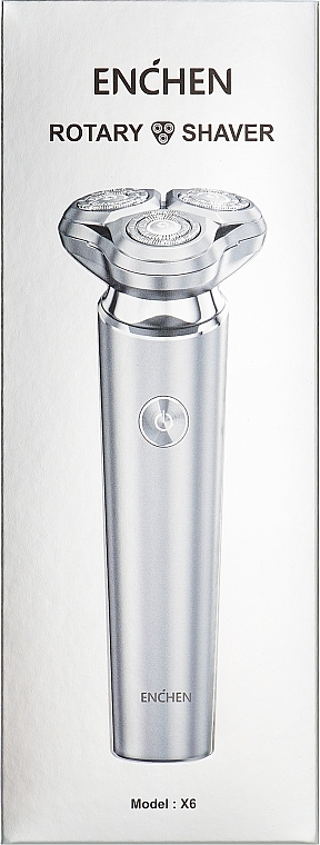 Электробритва - Enchen Rotary Shaver X6 Silver — фото N2