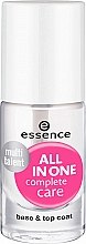 Парфумерія, косметика Базове та верхнє покриття для нігтів - Essence All in One Complete Care Base & Top Coat