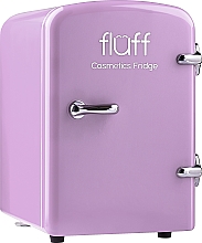 Косметический мини-холодильник, сиреневый - Fluff Cosmetic Violet Fridge — фото N1