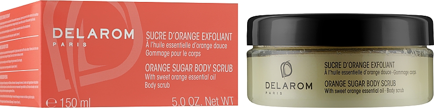 Скраб сахарный для тела с маслом апельсина - Delarom Orange Sugar Body Scrub — фото N2