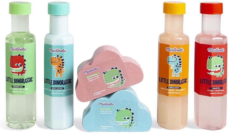 Набор, 6 продуктов - Martinelia Little Dinorassic Bath Gift Set — фото N2