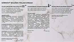 Набор - Gabriella Salvete Italian Dream Gift Box (palette/20g + mascara/12ml + brush/1pc) — фото N3