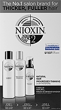 Духи, Парфюмерия, косметика Набор - Nioxin Hair System 2 Kit (shm/300ml + cond/300ml + mask/100ml)