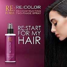 Двофазний спрей для відновлення фарбованого волосся "Збереження кольору" - Re:form Re:color Reconstructing Two-Phase Spray — фото N7