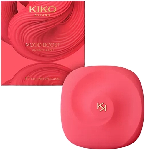 Рум'яна для обличчя із сяйним фінішем - Kiko Milano Mood Boost Radiant Blush — фото N1