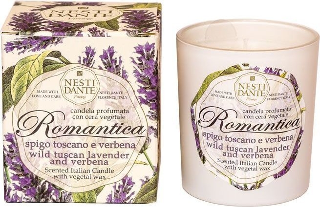 Ароматическая свеча "Тосканская лаванда и вербена" - Nesti Dante RomanticaTuscan Lavender & Verbena — фото N1