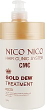 Маска для волос с экстрактом золота - Nico Nico Gold Dew Treatment  — фото N4