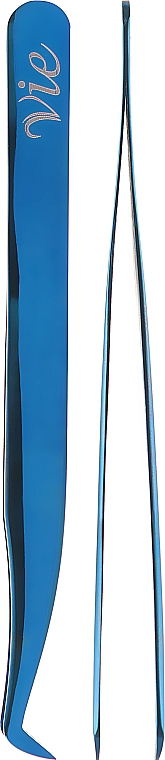 Пинцет тип L в тубусе мини, синий - Vie De Luxe  — фото N1