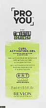 Активатор локонов - Revlon Professional Pro You The Twister Scrunch Curl Activator Gel (пробник) — фото N1