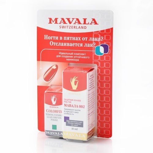 Набор - Mavala (Base/10ml + car/5ml)