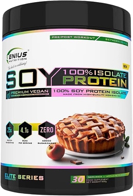 Ізолят соєвого протеїну "Яблучний пиріг" - Genius Nutrition Soy Protein Isolate Apple Pie Flavour — фото N1