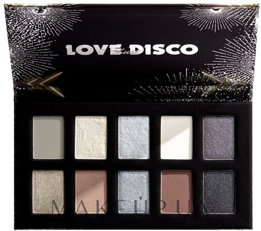 Палетка теней для век - NYX Professional Makeup Love Lust Disco Shadow Palette  — фото Miss Robot