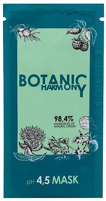 Маска для волосся - Organique Stapiz Botanic Harmony pH 4.5 Mask (саше) — фото N1