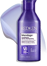 Кондиционер для нейтрализации нежелательной желтизны осветленных волос - Redken Color Extend Blondage Conditioner — фото N2