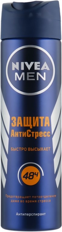 Дезодорант антиперспірант спрей - NIVEA MEN Stress Protect 48hr Anti-Perspirant Spray — фото N1