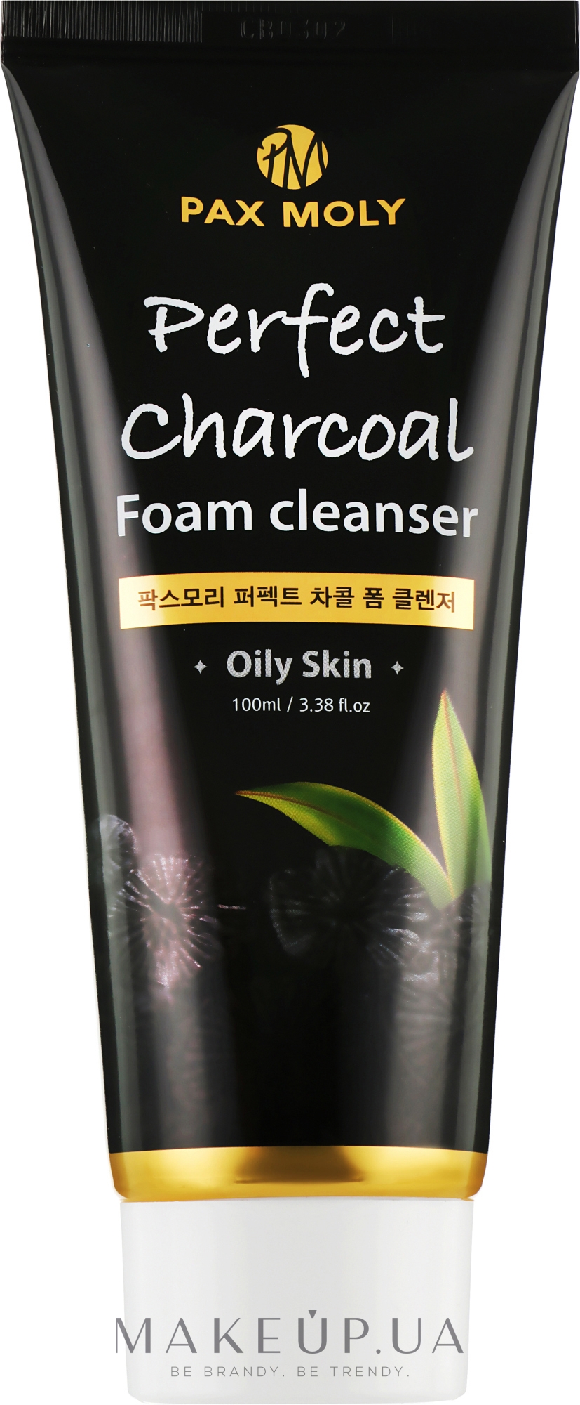 Пінка для обличчя з вугіллям - Pax Moly Perfect Charcoal Foam Cleanser — фото 100ml