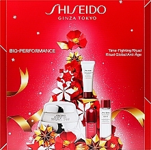 Парфумерія, косметика Набір - Shiseido Bio-performance Holiday Kit (f/cr/50ml + clean foam/15ml + f/lot/30ml + f/conc/10ml)