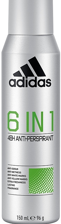 Дезодорант-антиперспирант для мужчин - Adidas 6 In 1 48H Anti-Perspirant For Men — фото N1