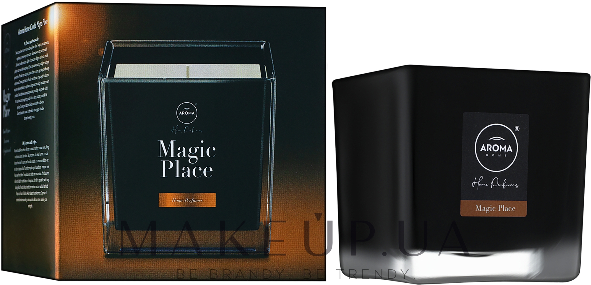 Aroma Home Black Series Magic Place - Ароматическая свеча — фото 155ml