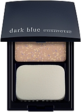 Духи, Парфюмерия, косметика Пудра компактна с зеркалом - Dark Blue Cosmetics Scultorio Fix Powder + Foundation