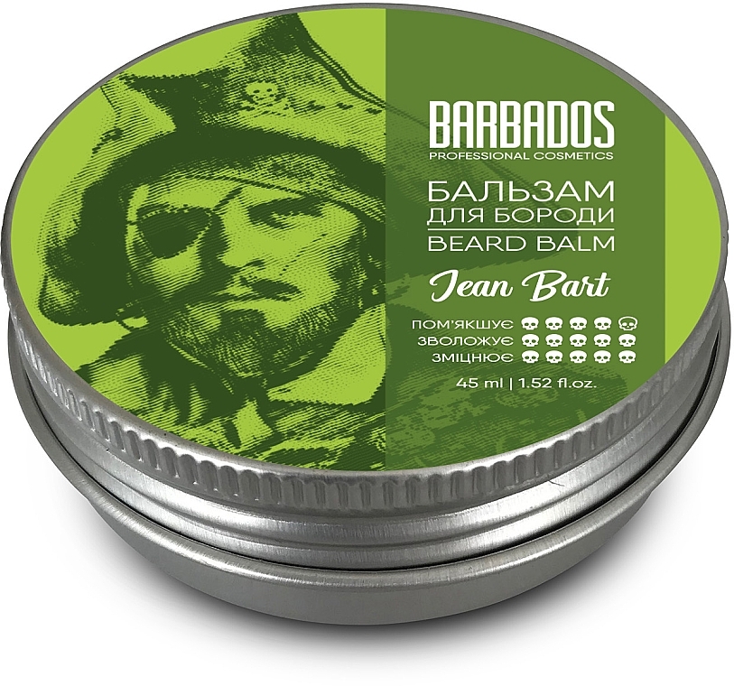 Бальзам для бороды - Barbados Pirates Beard Balm Jean Bart — фото N2