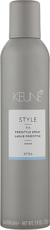 Лак средней фиксации для волос "Фристайл" №86 - Keune Style Freestyle Spray 