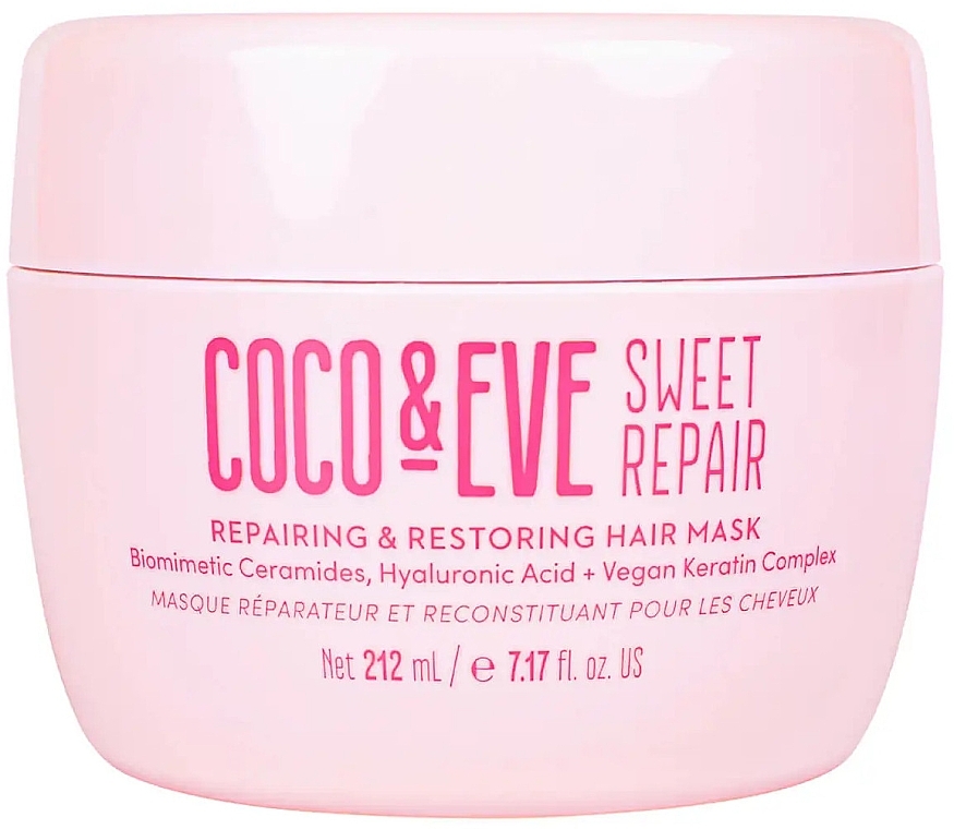 Відновлювальна маска для волосся - Coco & Eve Sweet Repair Repairing And Restoring Hair Mask — фото N1