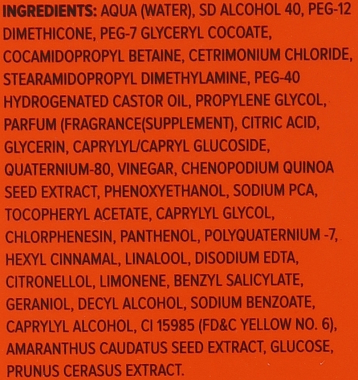 Пінка для ополіскування волосся з оцтом - Biotop 911 Quinoa Foam — фото N4