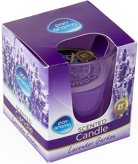 Ароматична свічка "Заспокійлива лаванда" - Pan Aroma Soothing Lavender Scented Candle — фото N1