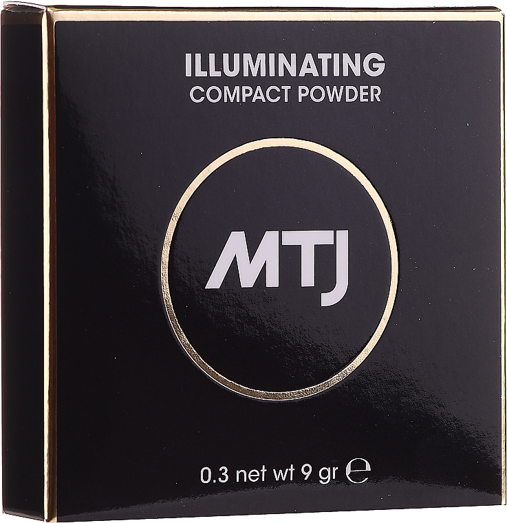 Осветляющая пудра для лица - MTJ Cosmetics Illuminating Compact Powder — фото N1