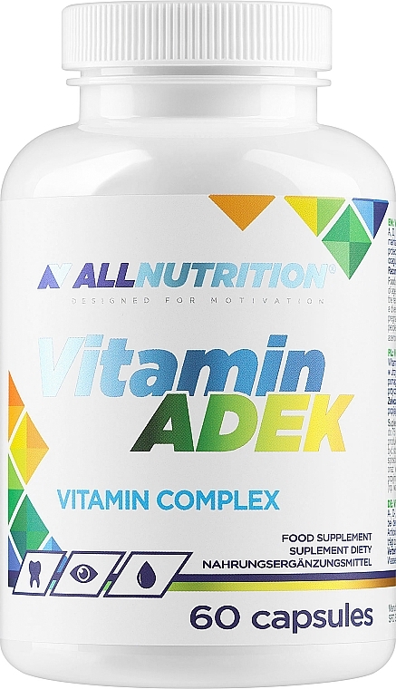 Харчова добавка "Вітаміни АДЕК" - Allnutrition Vitamin ADEK — фото N1