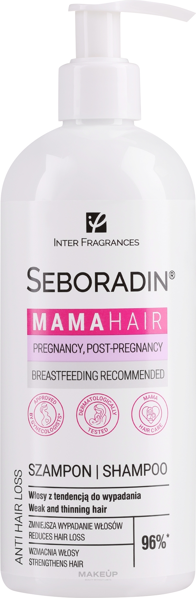 Шампунь для ослабленого й тонкого волосся - Seboradin Mama Hair Shampoo — фото 400ml