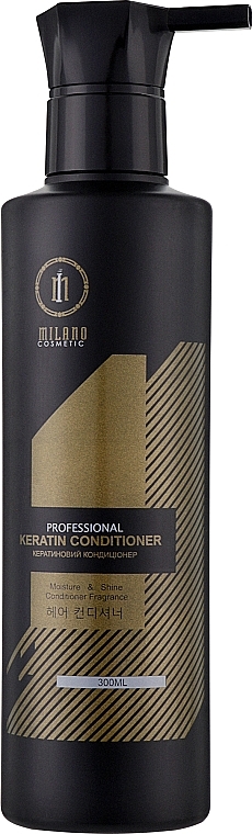 Кондиціонер для волосся кератиновий - Milano Cosmetic Professional Keratin Conditioner — фото N1