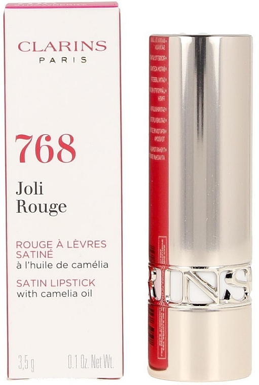 Помада для губ - Clarins Joli Rouge Satin Lipstick — фото N1