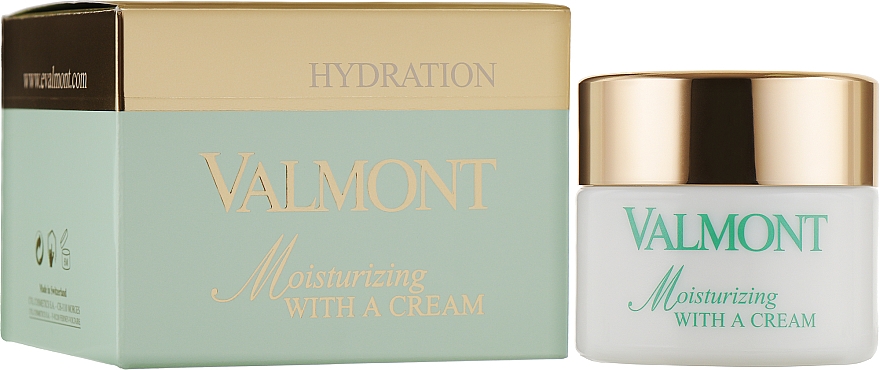 Зволожуючий крем для шкіри обличчя - Valmont Moisturizing Cream With A — фото N2