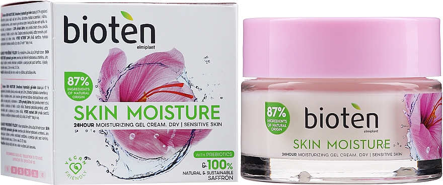 Крем-гель для сухой и чувствительной кожи лица - Bioten Skin Moisture 24 Hour Moisturizing Gel Cream — фото N2