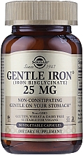 Парфумерія, косметика Харчова добавка "Gentle Iron", 25 мг - Solgar Gentle Iron