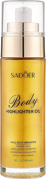 Шиммер для тела - Sadoer Body Highlighter Oil  — фото N1