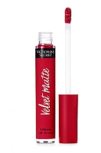 Парфумерія, косметика Матовий блиск для губ - Victoria's Secret Velvet Matte Cream Lip Stain